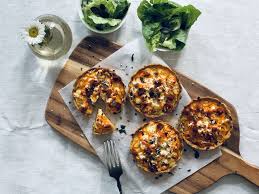 Mini Kurbisquiche Mit Chorizo Feta Rezepte Lebensmittel Essen Kurbisrezepte