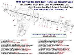 Xv402 1994 1997 Dodge Ram Np241dhd Transfer Case Input Shaft