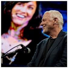 Polly Samson and David Gilmour