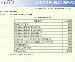 Toppers Strategy Keerthi Kiran Pujar Rank 115 Upsc Cse