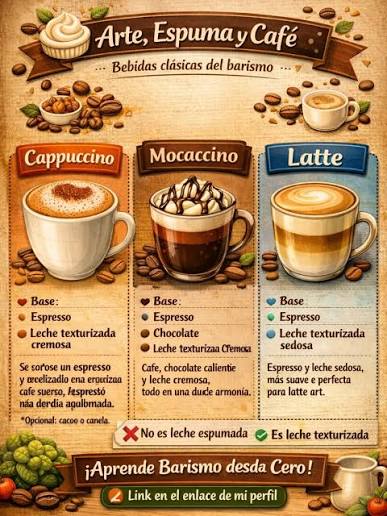 Cappuccino / Mocaccino / Latte
