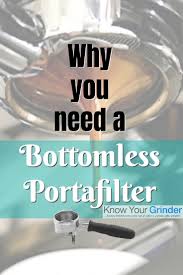 By using a second wall with a much smaller center hole, the pressurized portafilter mitigates many of the mistakes associated with a bottomless portafilter, like uneven tamping or channeling problems, since all the coffee is extracted first, before going through the second filter. Why You Need A Bottomless Portafilter Breville Rancilio E61 Reviewed
