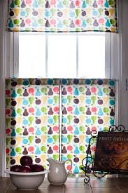 diy retro kitchen curtains vintage