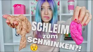 Mit Selbstgemachtem Schleim Schminken Bibisbeautypalace Youtube