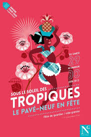 Tropical Poster By Agence De Communication Grapheine Graphic Design Print Tropical Poster Graphic Poster