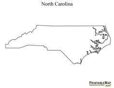 Printable Map Of North Carolina State Map Of North Carolina North Carolina Map North Carolina North Carolina Outline