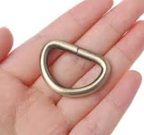 10Pcs 13-25mm Metal D Ring Strap Buckle Half Round Shaped Non Welded Ring  DIY Backpack Straps Watstband Keychain Accessories - AliExpress