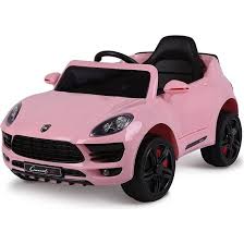 Porsche Macan Inspired Kids Ride On Car In Pink 12v Kids Ride On Toy Car Toy Cars For Kids