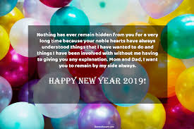 Parents 2019 New Year Wishes Mom Dad Happy New Year Wishes Happy New Year New Year Wishes