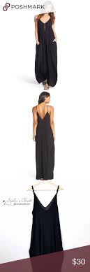 Elan Black V Back Cover Up Maxi Dress With Pockets Maxi Dress Elan Dress Clothes Design