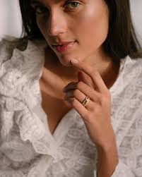 Aurore diamond ring Olivia ◈0.20 ct. Lab diamond ✦18 kt yellow gold