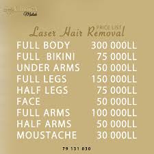 If we do not receive prior notification, you will be charged for the missed appointment. Clinica Malak Check Our Laser Hair Removal Care Menu Facebook