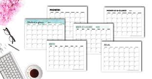 Make a 2021, 2022, 2023 calendar. Free Blank Monthly Calendar Template Pdf The Incremental Mama