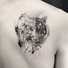 You can upload your own tattoo designs and share them with the world! Tiger Tattoo On The Right Shoulder Blade