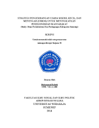 Hak pasien dalam mendapatkan informasi pelayanan kesehatan berdasarkan uu no. Pdf Skripsi Strategi Pengembangan Umkm Mohammad Rohedi Academia Edu