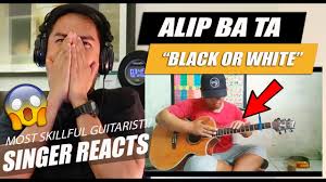 Video ini hanya hiburan semata tidak bermaksud apa apa. Alip Ba Ta Black Or White Fingerstyle Singer Reaction Youtube