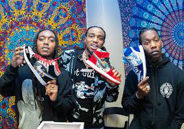 It was written by quavious marshall, kirsnick ball, kiari cephus and pharrell williams and produced by the latter. Migos Air Jordan 1 Stir Fry Custom Offset Quavo Takeoff Info Sneakernews Com