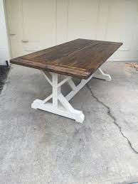 7ft X Farmhouse Table Diy Farmhouse Table Farmhouse Dining Table Stained Table