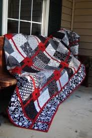 Black And White Quilt Patterns Karen S Creations Red Quilts Black And White Quilts Red And White Quilts