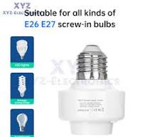 Smart WiFi Bulb Socket E26 E27 Light Bulb Adapter EWeLink Alexa Google  Control