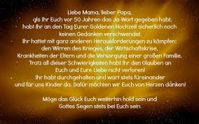 30 Wünsche Und Sprüche Zur Goldenen Hochzeit Der Eltern Kostenlos