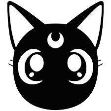 Looking for the best wallpapers? Sailor Moon Luna Cat Vinyl Decal Sticker Pink Pineapple Works