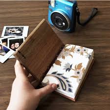 You'll entertain your future self, of course, but you'll also entertain the guests at your wedding. Black Wood Wooden Wedding Guest Book Instagram Instax Polaroid Guestbook Vines