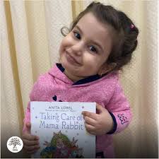 Ghinwa's Weekly Challenge!” is a new activity where Ghinwa challenges the  students weekly with a new task. This week; Ghinwa asked our KG-G.1  students to share a picture of them holding their