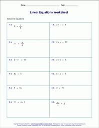 8 6th Grade Solving Equations Worksheet Algebra Worksheets Graphing Linear Equations Writing Linear Equations