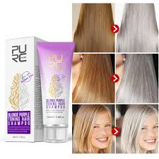 It is designed to leave disastrous bleached hair looking vibrant and manageable. Amazon Com Purple Shampoo For Blonde Hair Viowey 100ml Violet Get Rid Of Brassy Tones Hair Shampoo No Yellow Shampoo Hair Colour Care Product Ideal For Grey Super Lightened Or Decolonized Hair