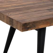 Le choix du placage le choix du placage, la brillance et l'épaisseur de la laque, le cadre mêlant chrome et laiton, l'assemblage, tout respire la qualité du travail italien de l'époque, très difficile à retrouver aujourd'hui. Table A Manger Extensible Bois Recycle Pietement Effet Laiton Vieilli 140 180 Cm Adelaide Tables A Manger Pier Import