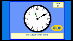 Learning to tell time is a breeze with these fun time games from splashlearn. Learn How To Set The Hour And Minute Hands On A Clock Advanced Level Telling Time Math Game Youtube