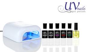 Uv Nails At Home Gel Polish Kit Groupon Goods