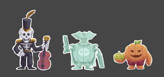 I hope you enjoy it ;33. Idea Halloween Skins For Poco Darryl And Spike Brawlstars