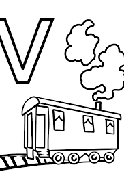 Top 10 letter v coloring pages for preschoolers: English Letter V Coloring Pages Free Online