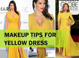 how to do makeup for the yellow dress