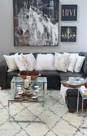30 Creative Ideas To Decorate Above The Sofa Rustic Glam Living Room Glam Living Room Contemporary Decor Living Room