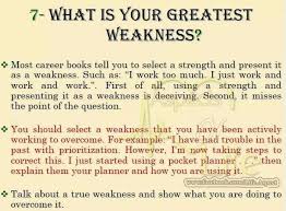 Greatest Weakness Job Interview Advice Job Interview Tips Job Interview