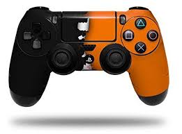 Ripped Colors Black Orange Decal Style Wrap Skin Fits Sony Ps4 Dualshock Controller Contro Ps4 Dualshock Controller Playstation 4 Bundle Video Game Controller