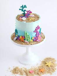 Ceili turned 2 and savannah turned 3. Under The Sea Cake Tutorial Sugar Sparrow