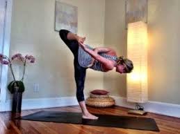 Kathryn Budig Challenge Pose Funky Sugarcane In Half Moon Pose Yoga Challenge Poses Yoga Poses Advanced Kathryn Budig Yoga