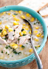 It's silky and thick, with the subtle fragrance of thyme, and it tastes real. Chicken And Rice Corn Chowder Quick Easy And Delicious