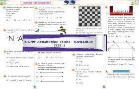 3 sinif geometride temel kavramlar geometri egitim sinif
