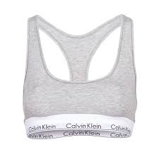 Shop collection of women's sports bras in key styles and colors from the official calvin klein site. Calvin Klein Jeans Modern Cotton Unlined Bralette Grey Fast Delivery Spartoo Europe Underwear Sports Bras Women 31 00