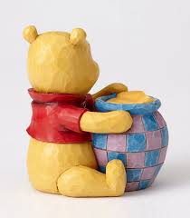 What color is winnie the pooh's honey pot. Jim Shore Disney Traditions Winnie The Pooh With Honey Pot