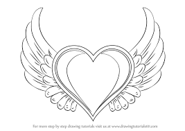 Maybe you would like to learn more about one of these? Learn How To Draw Heart With Wings Love Step By Step Drawing Tutorials