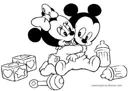 Dibujos Bebes Para Colorear Buscar Con Google Colorear Disney Dibujos Dibujos De Minnie Bebe Mickey mouse es el ratón más conocido del mundo.