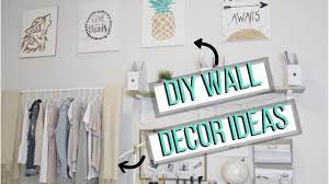 A half circle mirror with long blush fringe is a cool idea for a boho. Fill Up Empty Wall Space Tumblr Diy Wall Decor Ideas Youtube