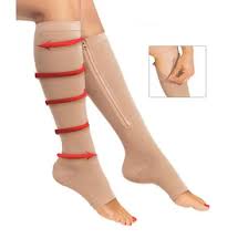 Zippered Compression Stockings Way Easier To Put On