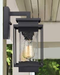 We did not find results for: Buy Osimir Outdoor Wall Sconce Light Fixture 1 Light Exterior Wall Lantern In Black Finish With Crackle Glass Lamp Shade Modern Outdoor Lighting Fixtures 2365 1w 2pk Online In Indonesia B07t3z724h